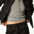CHAQUETA RAYA DIPLOMATICA TACHA BLACK
