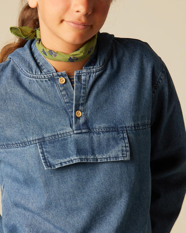 DENIM SWEATSHIRT