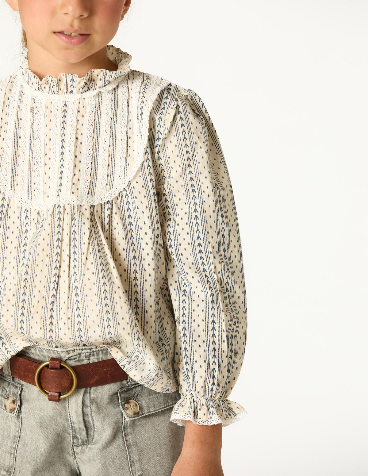 CAMISA ENCAJE FLECHA MIDNIGHT