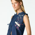 TOP DENIM BORDADOS