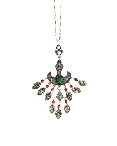 ETHNIC SILVER NECKLACE