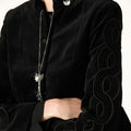 BLUE VELVET BLAZER EIGHTS
