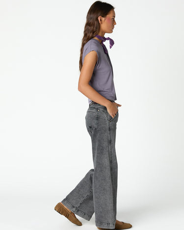 PANTALÓN NN BORDADO GRIS