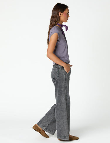 TROUSERS NN EMBROIDERED GREY