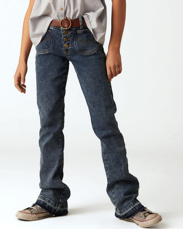 FLARED DENIM JEANS