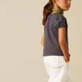 BLUE STRIPED T-SHIRT