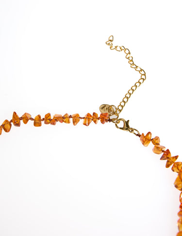 AMBER STONE NECKLACE