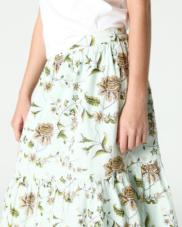 LONG SKIRT INDIAN PRINT SWIPE
