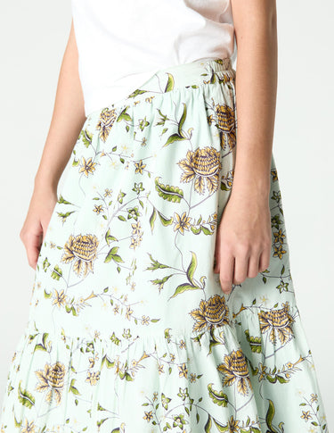 LONG SKIRT INDIAN PRINT SWIPE