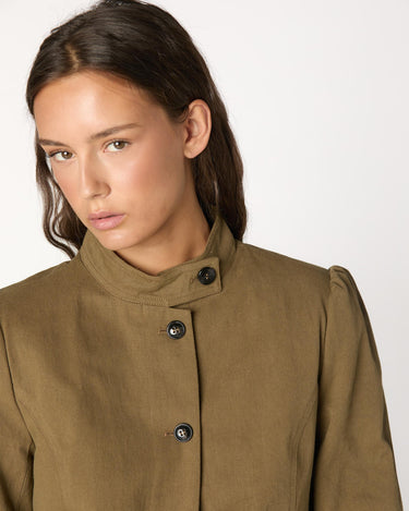 BLAZER BOLSILLOS BOTÓN KHAKI