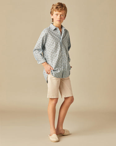 BLUE LEAF SHIRT