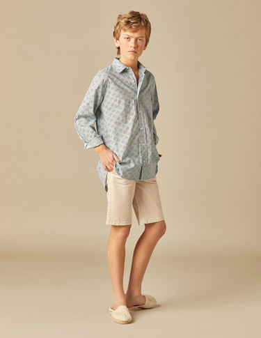 BLUE LEAF SHIRT