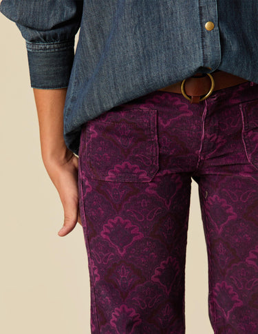 PANTALÓN PANA PRINT MORA