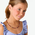 RUFFLED BUTI BLUE SWIMSUIT