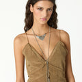 INCENSE MIDI SLIP DRESS