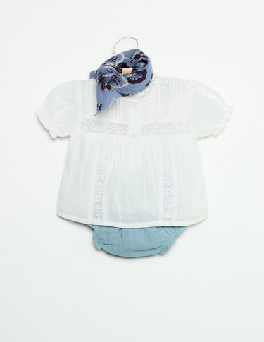 BLUE ROMPER