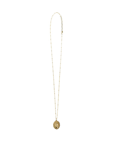 FIRST COMMUNION MEDAL AND CHAIN