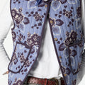 VINTAGE ANILINE BLUE PRINT VEST