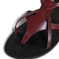 BURGUNDY SANDAL