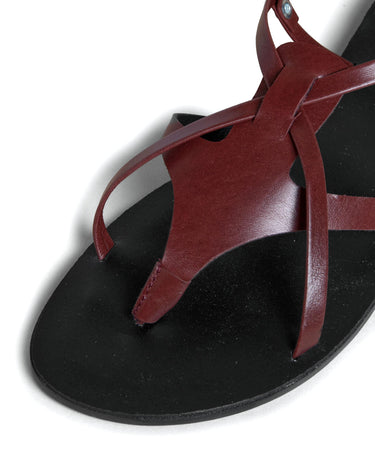 BURGUNDY SANDAL