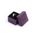 ANILLO GEOMÉTRICO BLUE DORADO