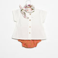 POLOLO PRINT PAISLEY ORANGE