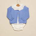 BABY BOY BUTTONED JACKET BLUE