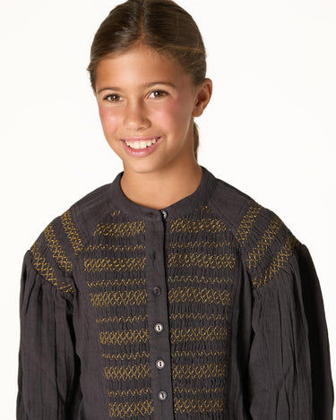 ANTHRACITE CREW NECK NIDOS SHIRT