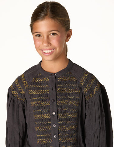 ANTHRACITE CREW NECK NIDOS SHIRT