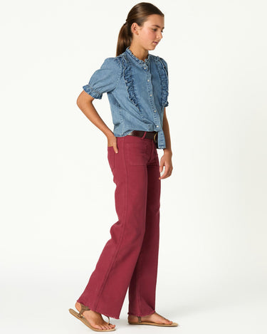 INDIAN RED POCKET TROUSERS
