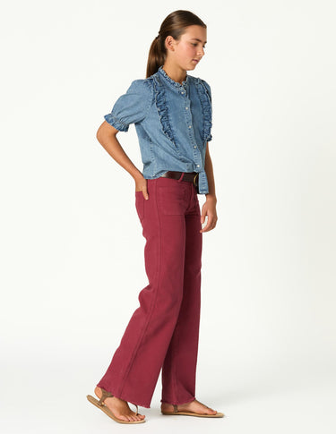 INDIAN RED POCKET TROUSERS