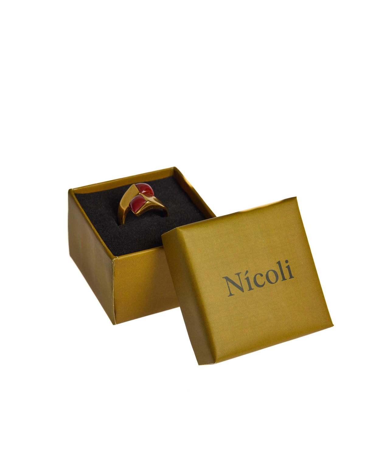 GEOMETRIC GOLDEN CHILI RING