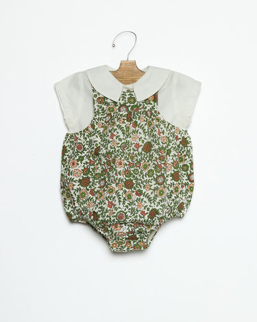 FROG PRINT FLORAL GREEN