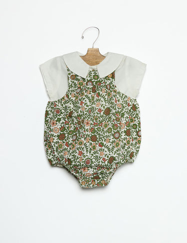 FROG PRINT FLORAL GREEN