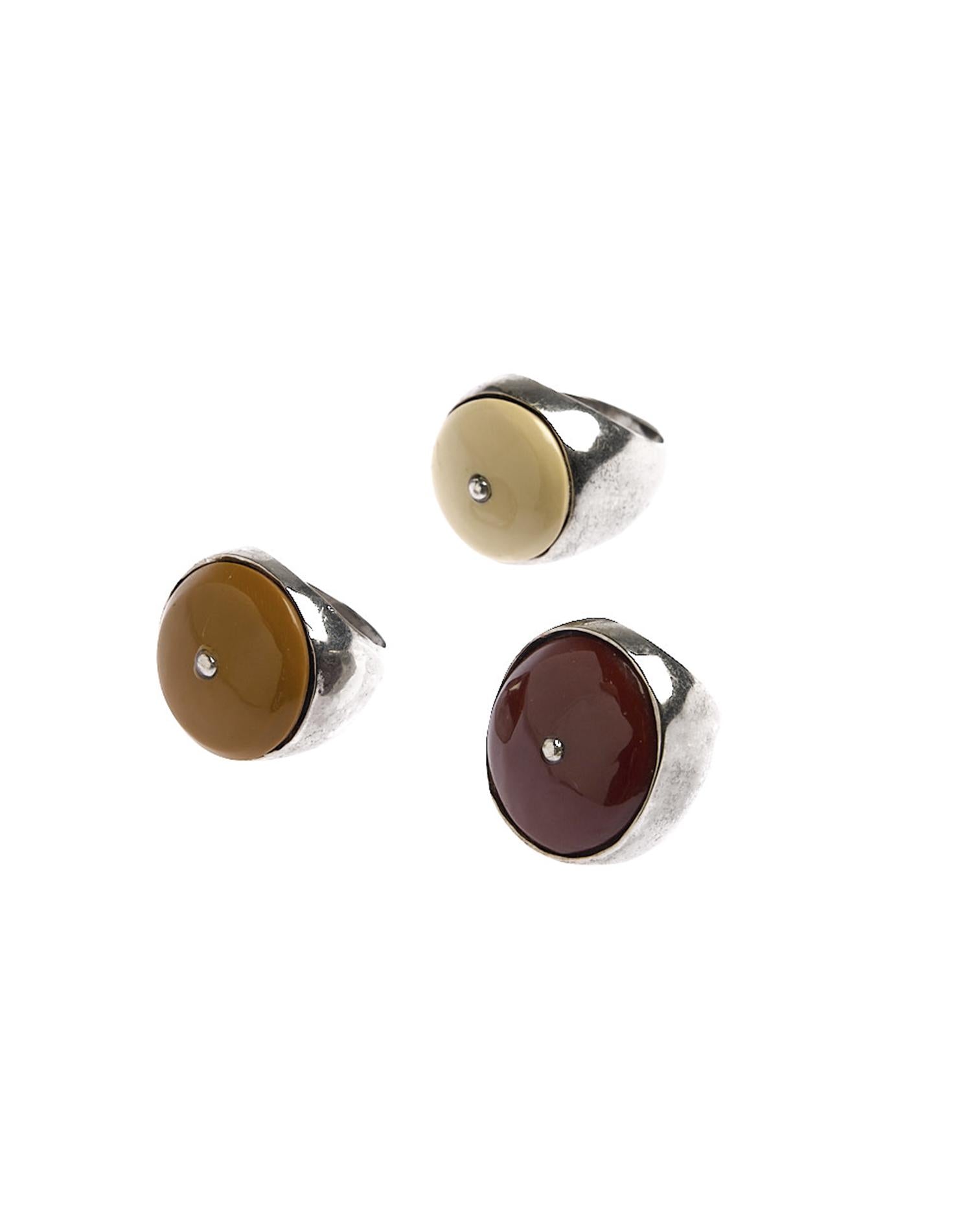ANILLO PIEDRA GRANDE IVORY