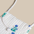 OFF-WHITE CROSSBODY BAG WITH FLOWER