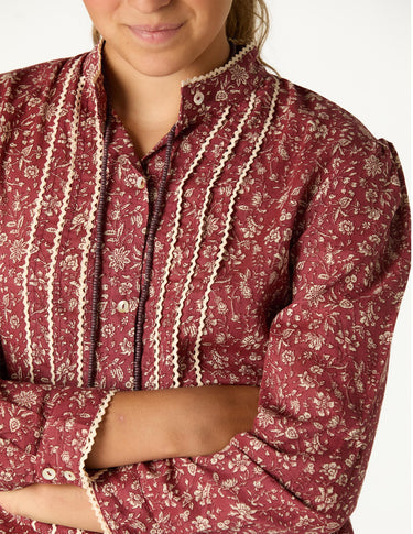 CAMISA JARETAS TOILE BURGUNDY