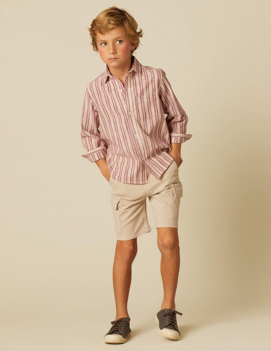 MULBERRY FRENCH STRIPES SHIRT