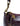 BROWN STUDS PATTERN HANDBAG
