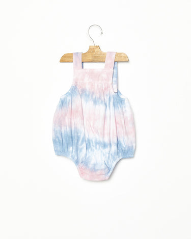 Blue tie-dye frog buttons