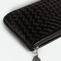 BRAIDED BLACK WALLET