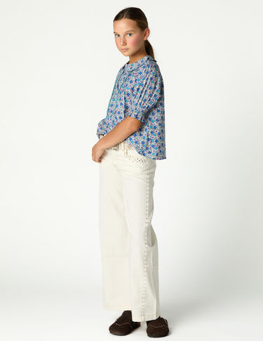 DITSY BLUE SHIRT