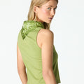 BUTTON-UP T-SHIRT DIAGONAL PICKLE