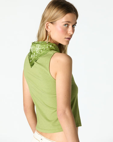 BUTTON-UP T-SHIRT DIAGONAL PICKLE