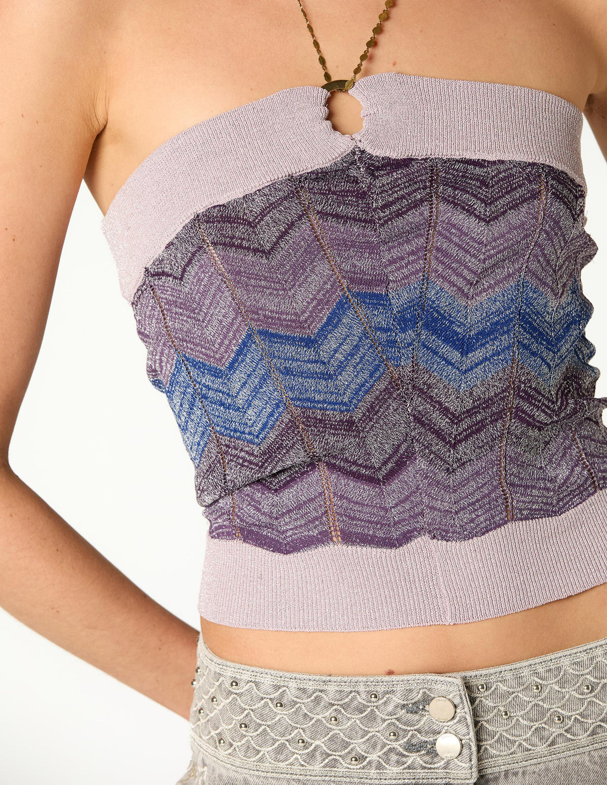 TOP CADENA KNIT OVERCAST