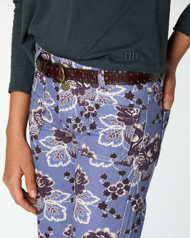VINTAGE ANILINE BLUE PRINT POCKET TROUSERS