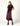 BURGUNDY EMBROIDERED VELVET CAPE