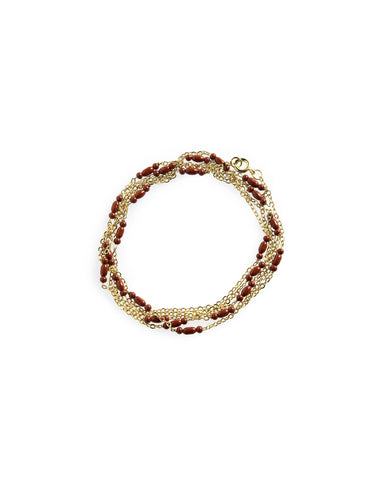 BEAD BORDEAUX CHAIN