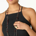 ANTHRACITE STRAPPY DRESS