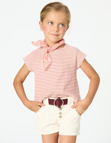WHITE POCKET SHORTS